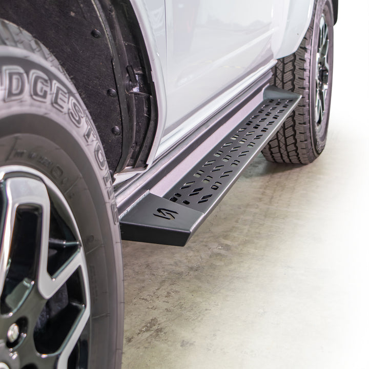 Turn Offroad 2021+ Ford Bronco 2 Door Steps - SS1-M2 for 2021-2026 Ford Bronco - installed view