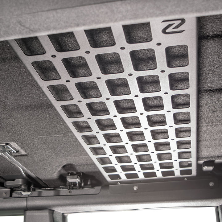 Turn Offroad 2021+ Ford Bronco Overhead Storage Kit - IA1-OH for 2021-2026 Ford Bronco - installed view