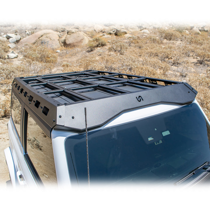 Turn Offroad 2021+ Ford Bronco 2 Door Roof Rack - RR1-M2 for 2021-2026 Ford Bronco - angle view