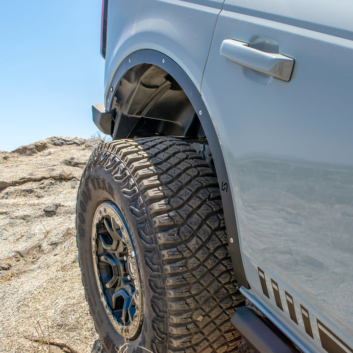 Turn Offroad 2021+ Ford Bronco Fender Deletes - FD1-AD for 2021-2026 Ford Bronco - detail view