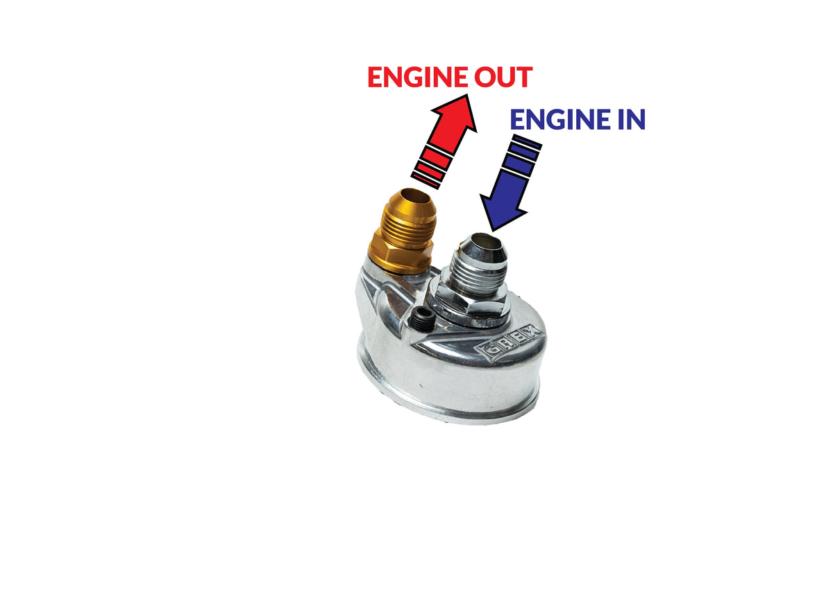 GReddy - GReddy Oil Cooler Relocation Block Adapter Type-B / Type-F - for Remote Filter - 12401129