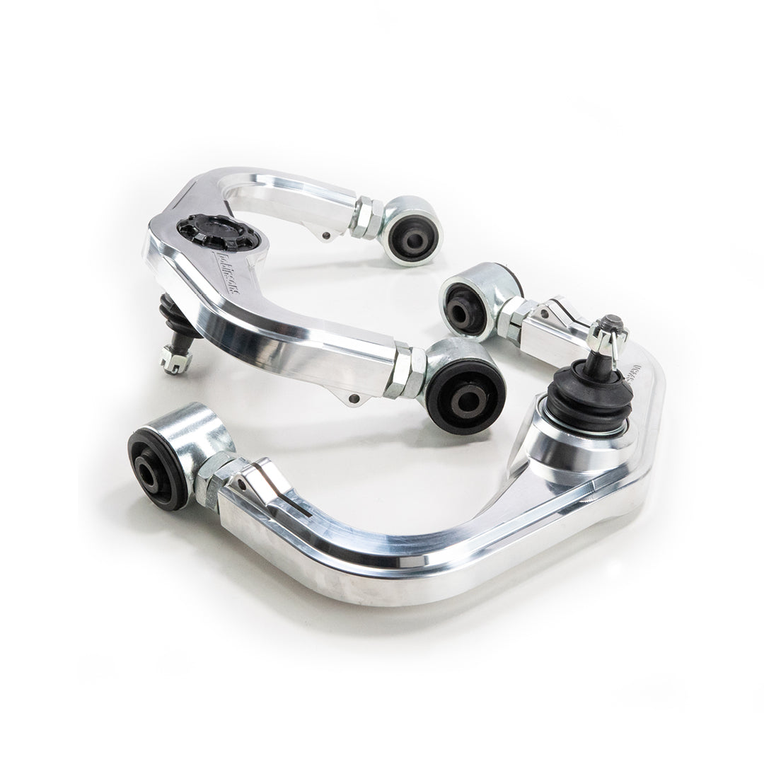 DOBINSONS UCA PAIR BILLET ALUMINUM SERIES FOR NISSAN NAVARA / FRONTIER D23, D40, D41 (WITH BALLJOINTS PRESSED) - UCA45-205K