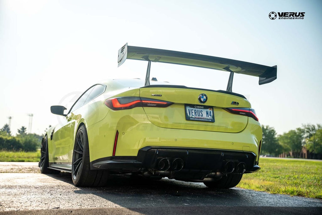 Verus - Swan Neck UCW Rear Wing Kit - G82 BMW M4 - A0594A for 2021-2024 BMW M4 - front view