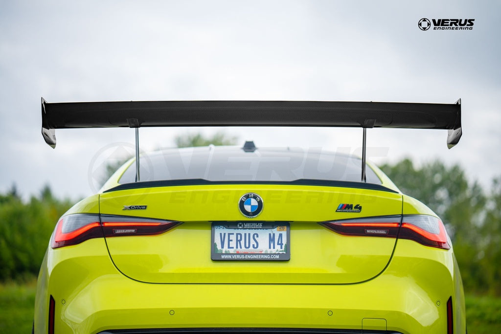 Verus - Swan Neck UCW Rear Wing Kit - G82 BMW M4 - A0594A for 2021-2024 BMW M4 - installed view
