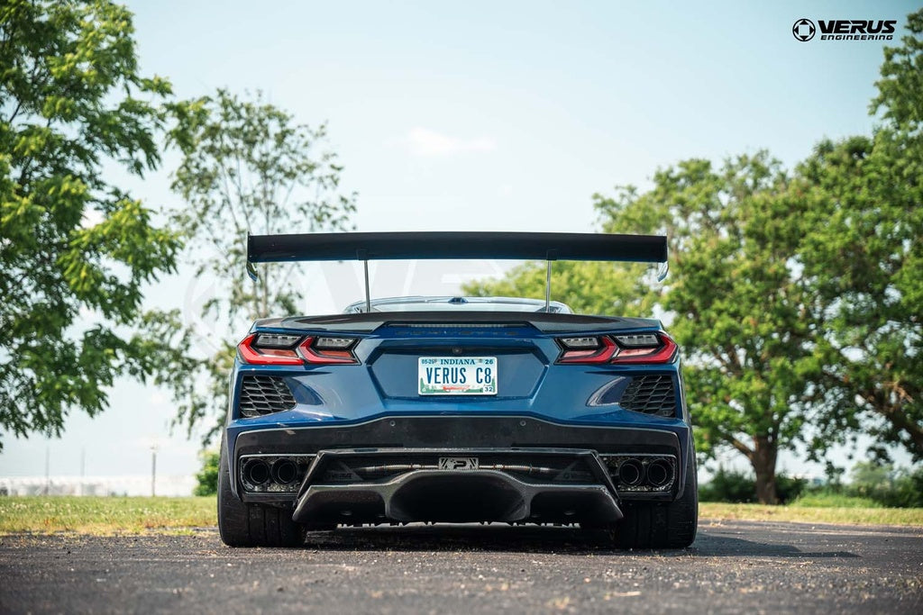 Verus - Swan Neck UCW Rear Wing Kit - Corvette Stingray (C8) - A0666A