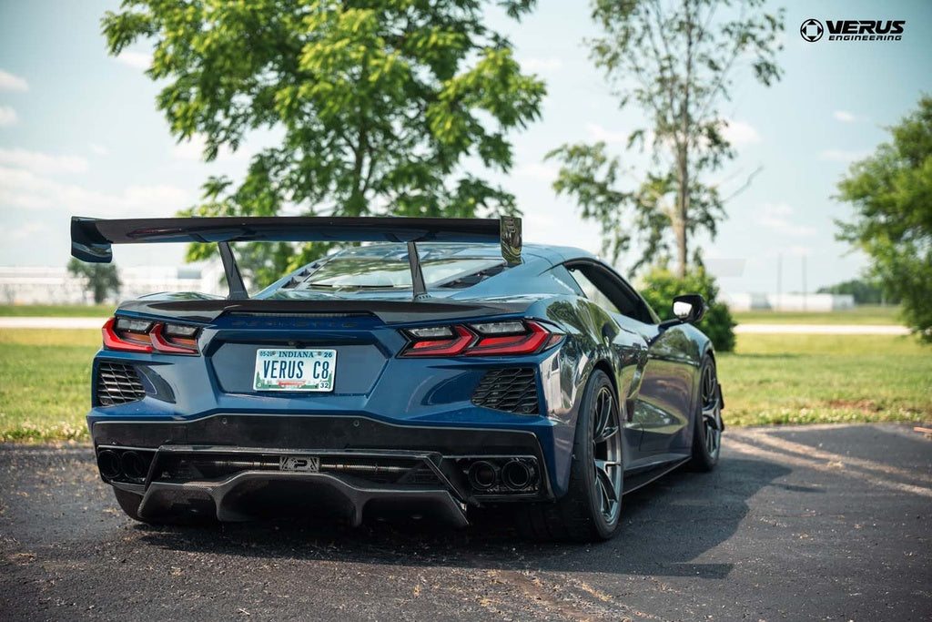 Verus - Swan Neck UCW Rear Wing Kit - Corvette Stingray (C8) - A0666A