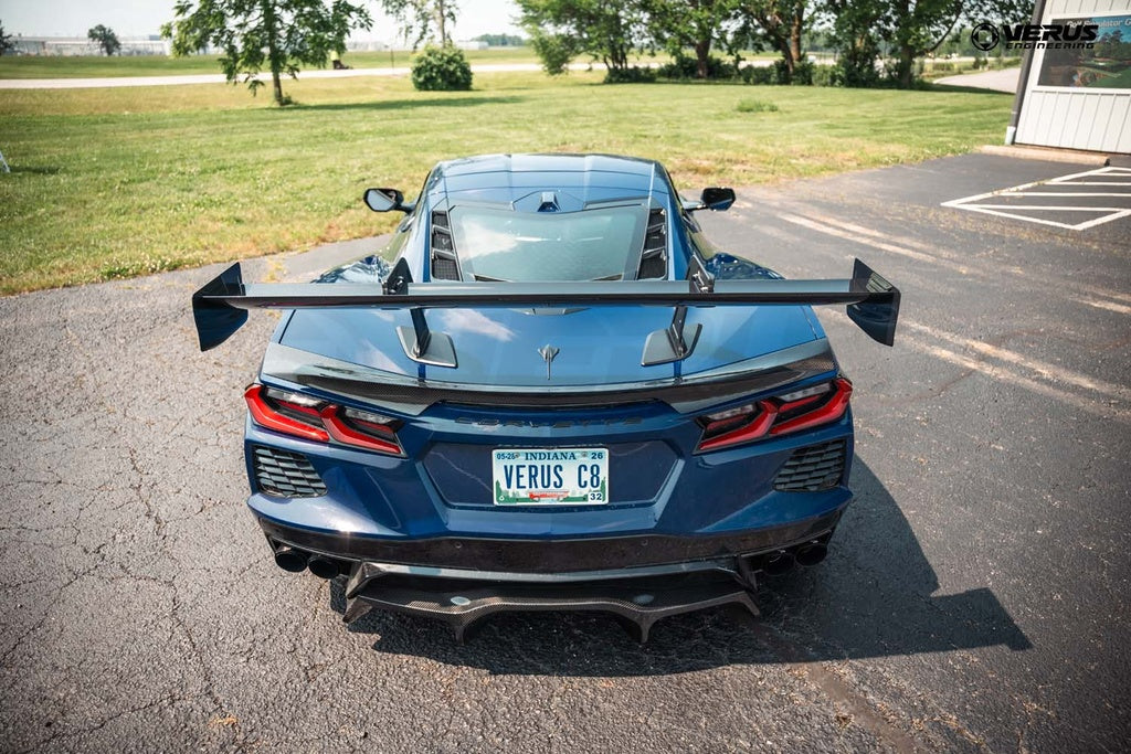 Verus - Swan Neck UCW Rear Wing Kit - Corvette Stingray (C8) - A0666A