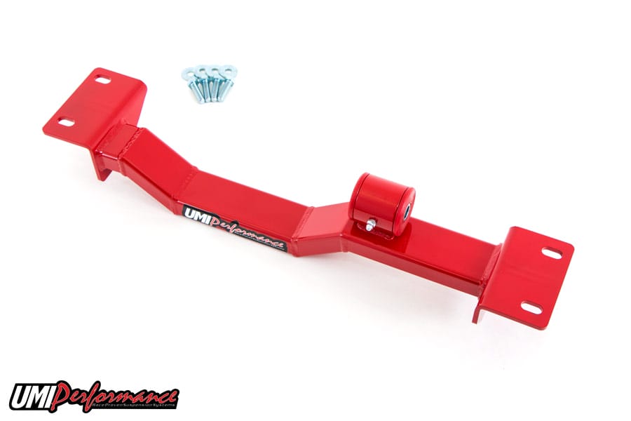 UMI Performance 93-02 GM F-Body Tunnel Mounted Trq. Arm- LT Headers- No Loop - Red - 2202-R for 1993-2002 Chevrolet Camaro - product photo