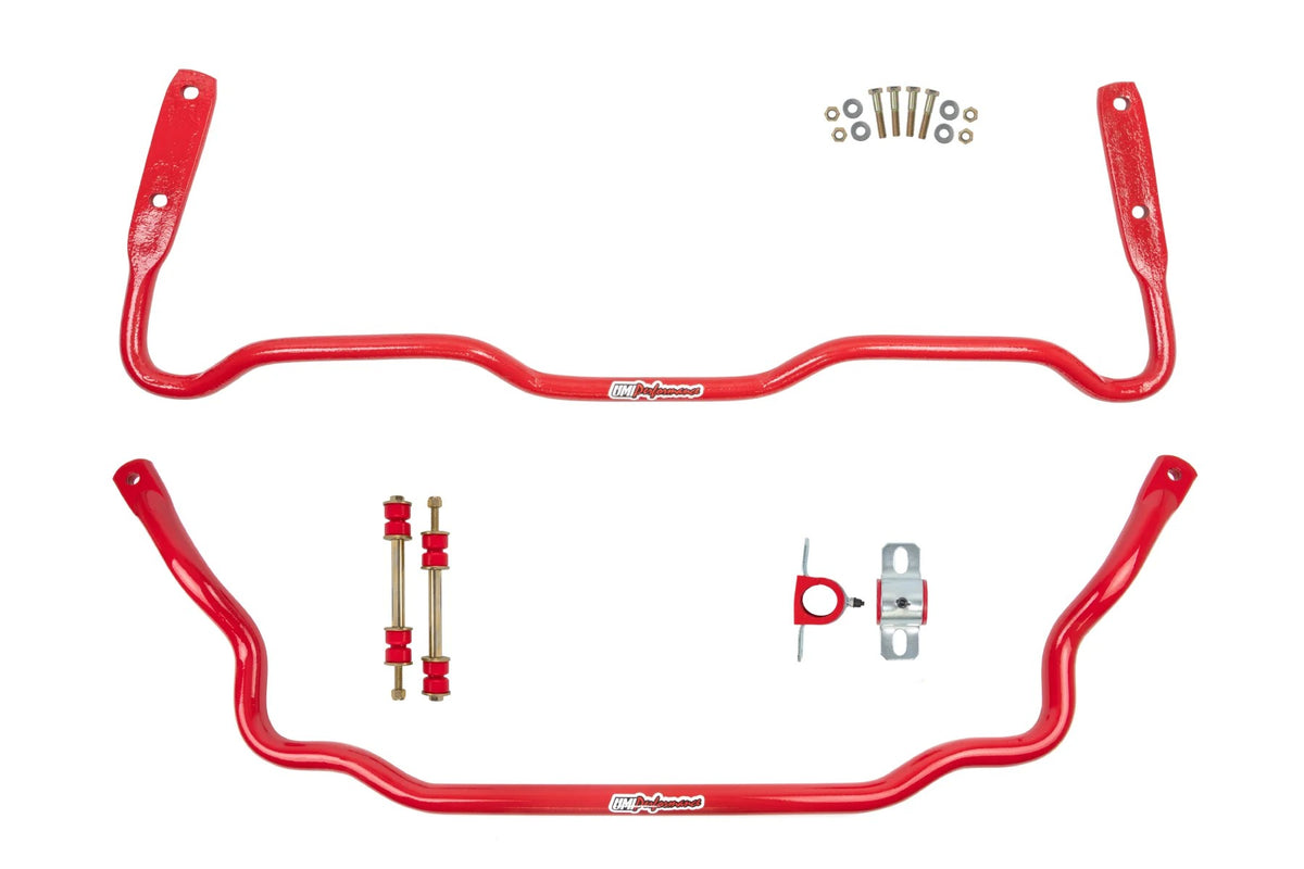 UMI 78-96 GM B-Body Front & Rear Sway Bar Kit - Black - 363534-B - product photo