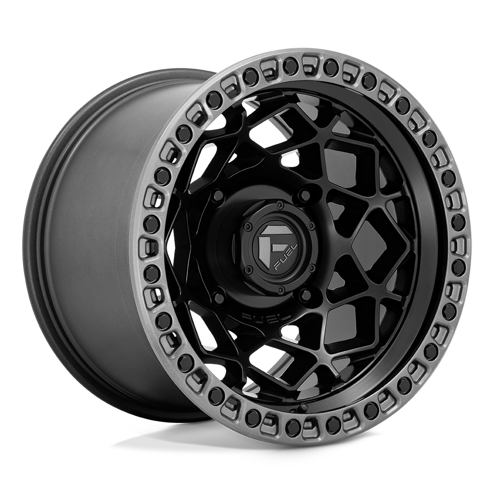 Fuel Off-Road Aluminum Wheels 15X10 Unit Utv D783 Matte Black W/ Gunmetal Ring