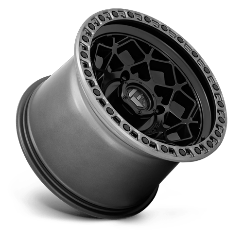 Fuel Off-Road D783 15X10 Matte Black W/ Gunmetal Ring 4x137 0mm