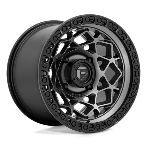 Fuel Off-Road Aluminum Wheels 15X7 Unit Utv D784 Gunmetal W/ Matte Black Ring