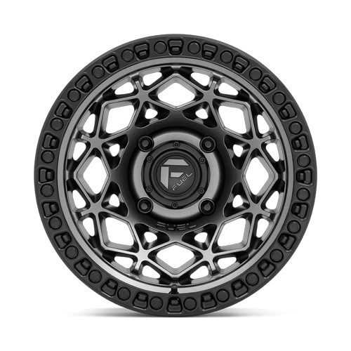 Fuel Off-Road D784 15X10 Gunmetal W/ Matte Black Ring 4x156 0mm