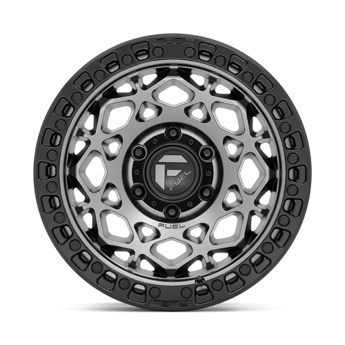 Fuel Off-Road Aluminum Wheels 17X9 Unit D784 Gunmetal W/ Matte Black Ring