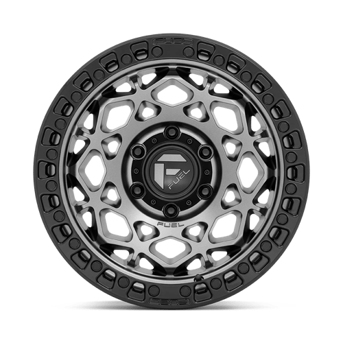 Fuel Off-Road D784 17X9 Gunmetal W/ Matte Black Ring 6x139.7 +1mm
