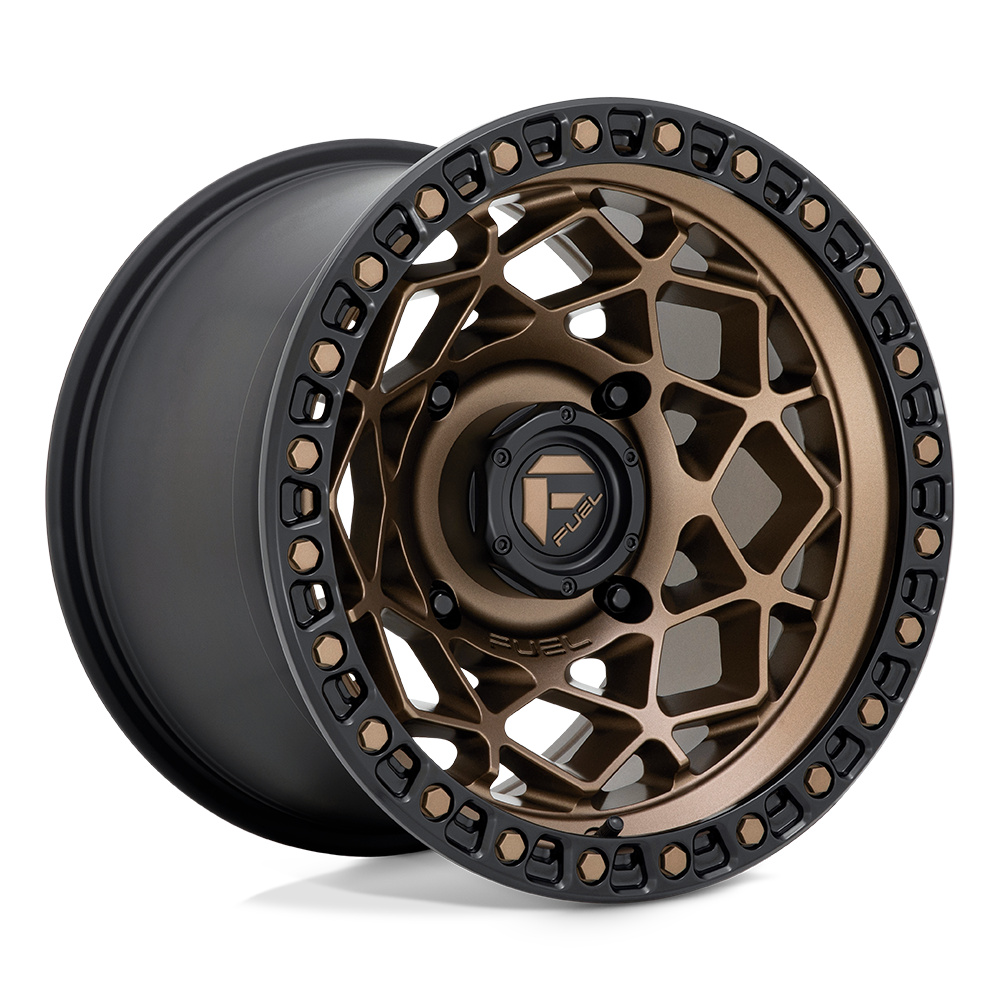 Fuel Off-Road Aluminum Wheels 15X7 Unit Utv D785 Bronze W/ Matte Black Ring