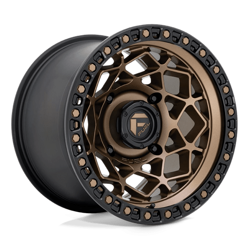 Fuel Off-Road Aluminum Wheels 15X7 Unit Utv D785 Bronze W/ Matte Black Ring