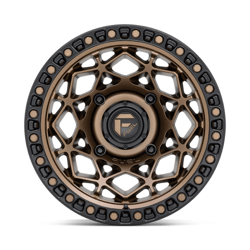 Fuel Off-Road Aluminum Wheels 15X7 Unit Utv D785 Bronze W/ Matte Black Ring