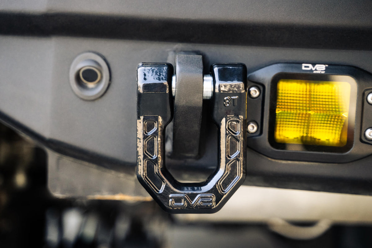 DV8 Offroad - Black DV8 Elite Series D-Rings (Pair) - UNSK-01BL