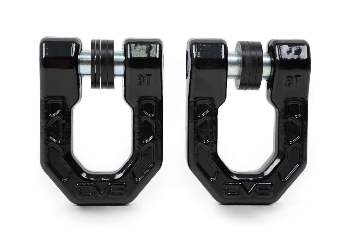 DV8 Offroad - Black DV8 Elite Series D-Rings (Pair) - UNSK-01BL