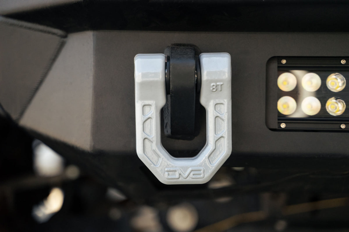 DV8 Offroad - Gray DV8 Elite Series D-Rings (Pair) - UNSK-01GR