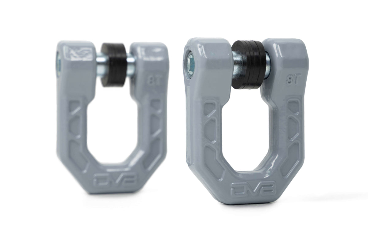 DV8 Offroad - Gray DV8 Elite Series D-Rings (Pair) - UNSK-01GR