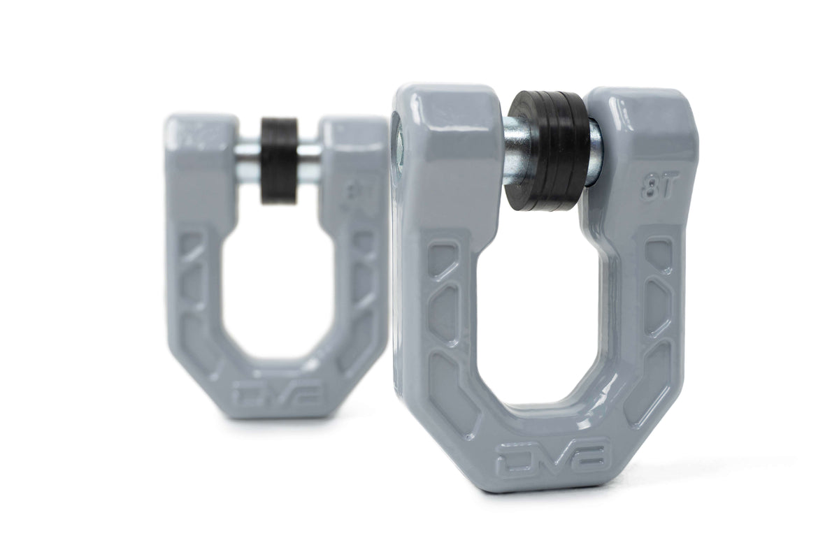 DV8 Offroad - Gray DV8 Elite Series D-Rings (Pair) - UNSK-01GR