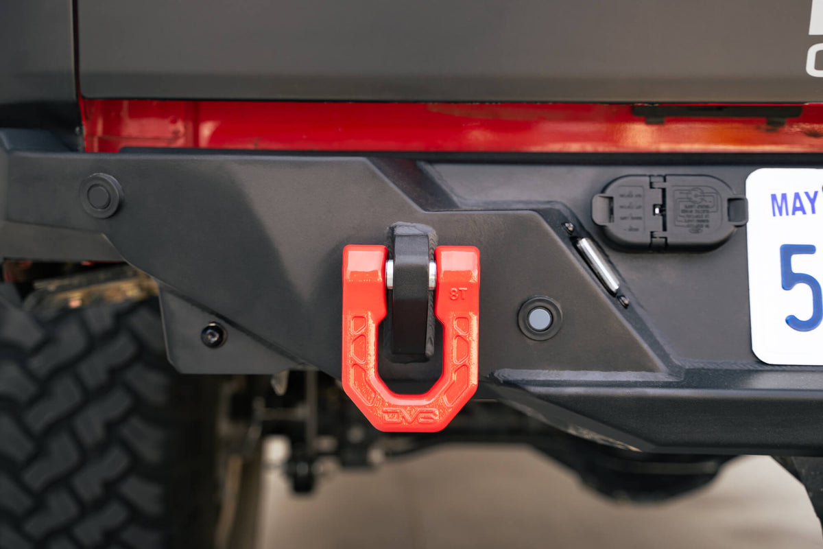 DV8 Offroad - Red DV8 Elite Series D-Rings (Pair) - UNSK-01RD
