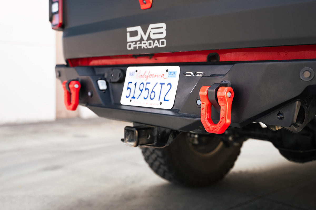 DV8 Offroad - Red DV8 Elite Series D-Rings (Pair) - UNSK-01RD
