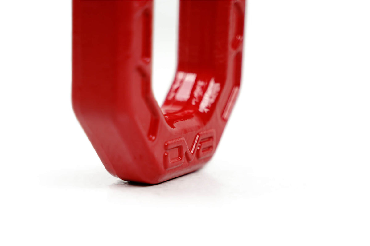 DV8 Offroad - Red DV8 Elite Series D-Rings (Pair) - UNSK-01RD