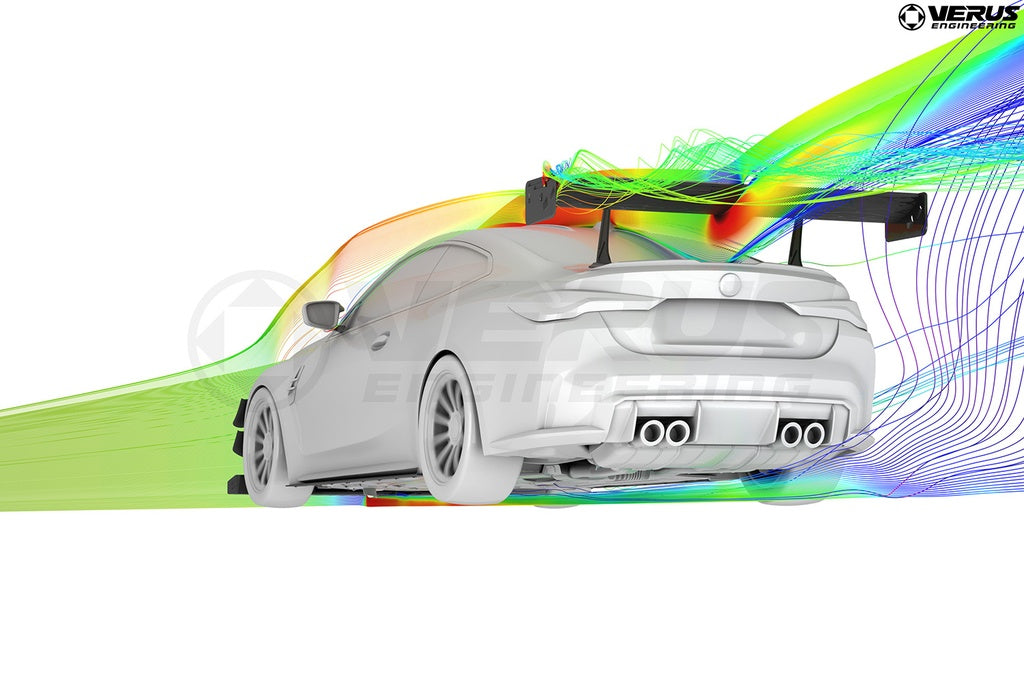 Verus - V1X Rear Wing Kit - G82 BMW M4 - A0779A for 2021-2024 BMW M4 - close-up