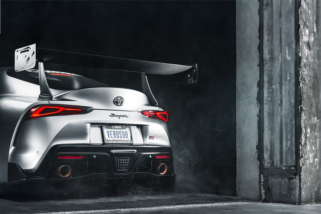 Verus - V1X Swan Neck Rear Wing Kit - Mk5 Toyota Supra - A0598A
