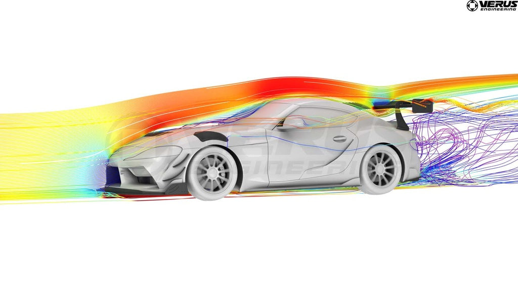 Verus - V1X Swan Neck Rear Wing Kit - Mk5 Toyota Supra - A0598A