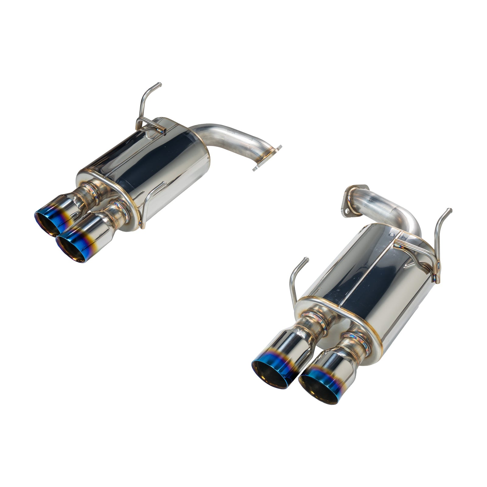 Remark 15-21 Subaru WRX/STI VA Axle Back Exhaust w/Burnt Stainless Steel Dual Wall Tip - RO-TTVA-DM