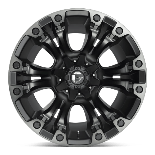 Fuel Off-Road D851 20X10 Matte Black Gray Tint 5x114.3/5.0 -18mm
