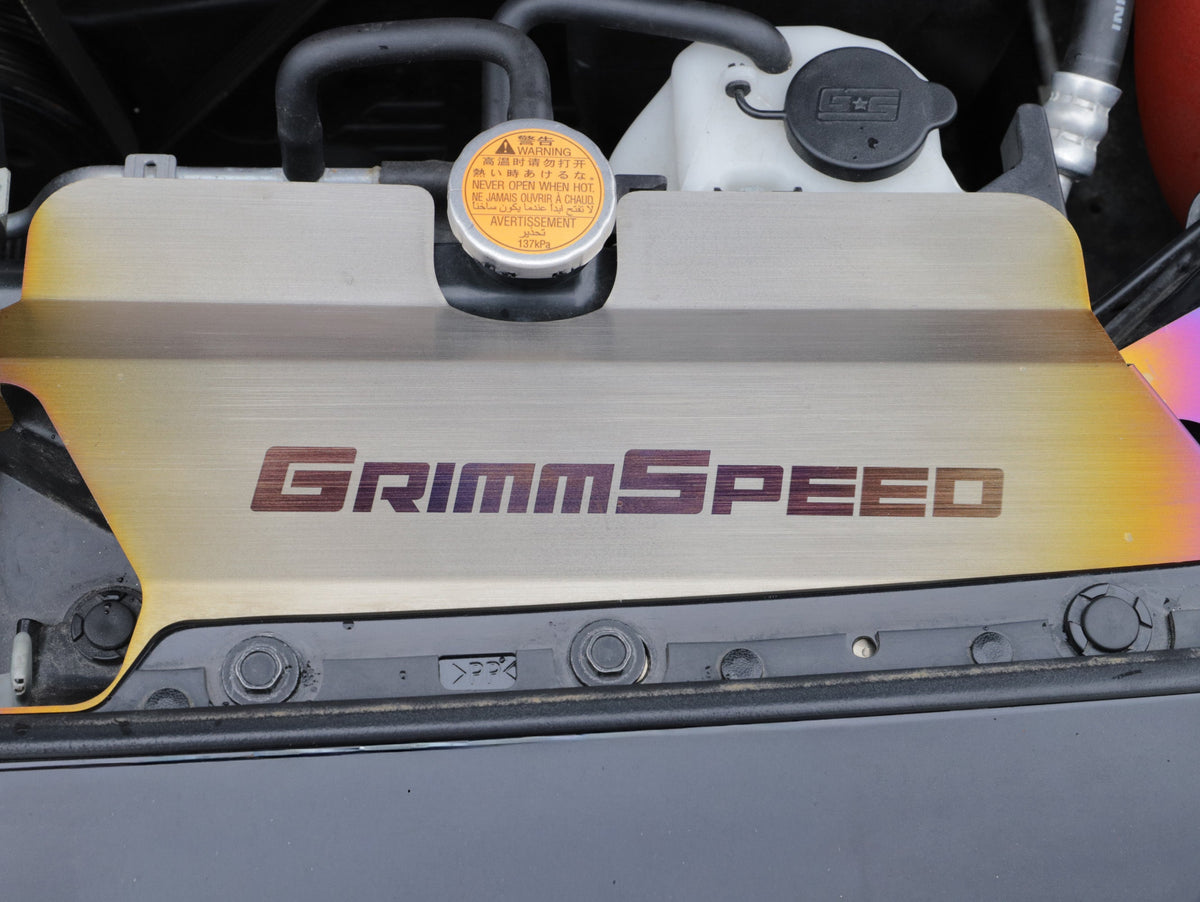 GrimmSpeed - Titanium Radiator Shroud 2015–2021 Subaru WRX/STI - GRM.1067.1.TI