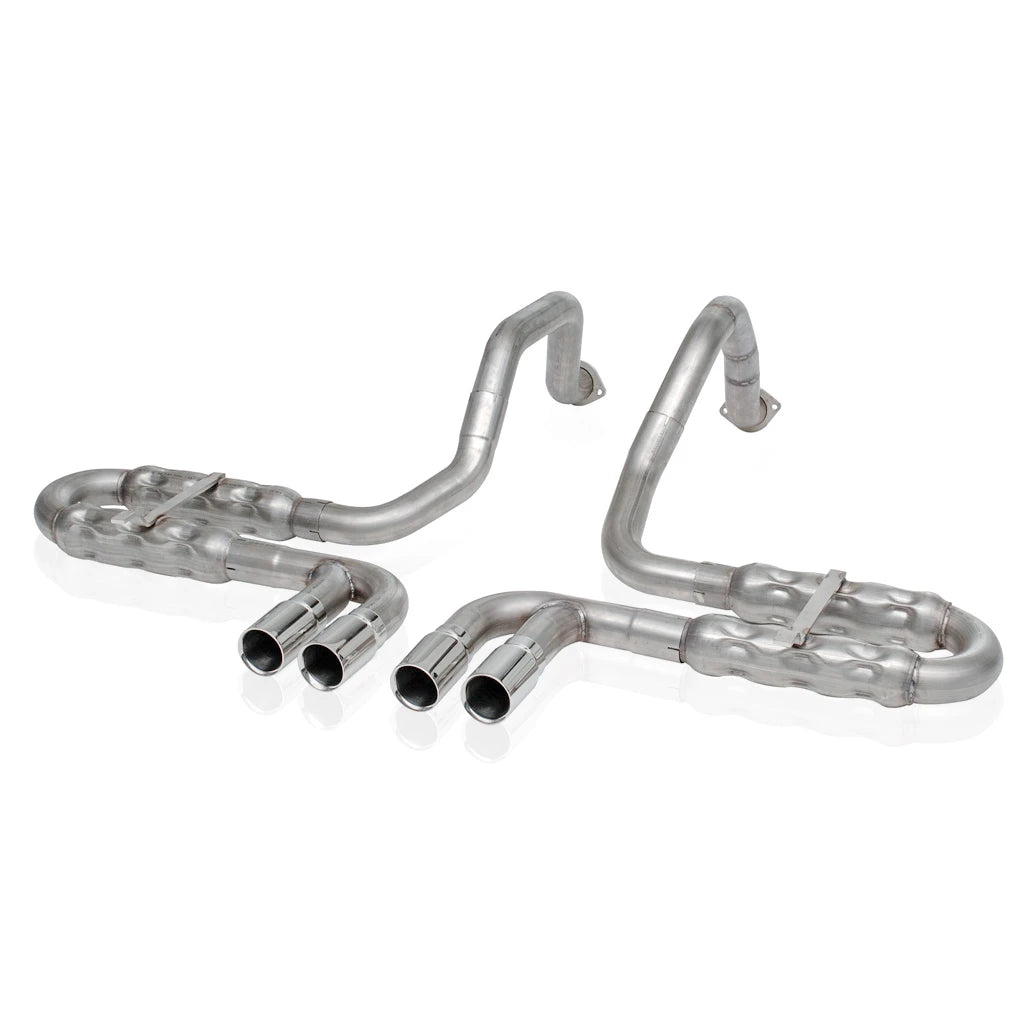 Stainless Works - 1997-2004 Corvette Catback - VC53CBQUAD