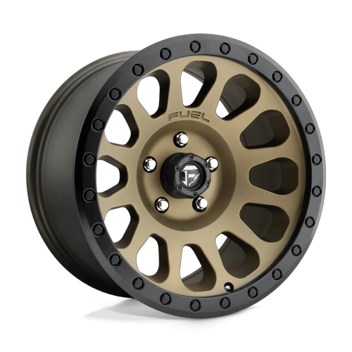 Fuel Off-Road Aluminum Wheels 17X9 Vector D600 Matte Bronze Black Bead Ring