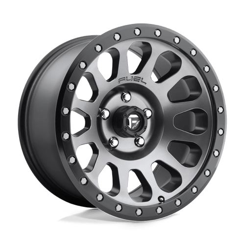Fuel Off-Road Aluminum Wheels 20X10 Vector D601 Matte Gunmetal Black Bead Ring