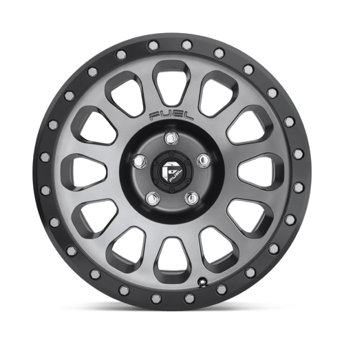 Fuel Off-Road D601 18X9 Matte Gunmetal Black Bead Ring 5x127 +1mm