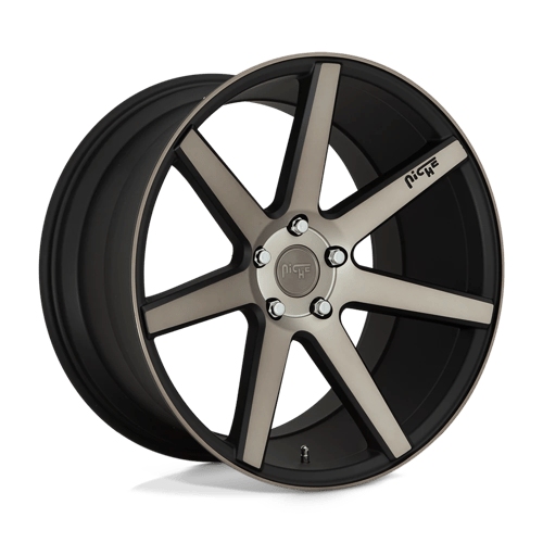 Niche 1PC M150 Verona 18X8 5X114.3 +40MM Matte Black Machined