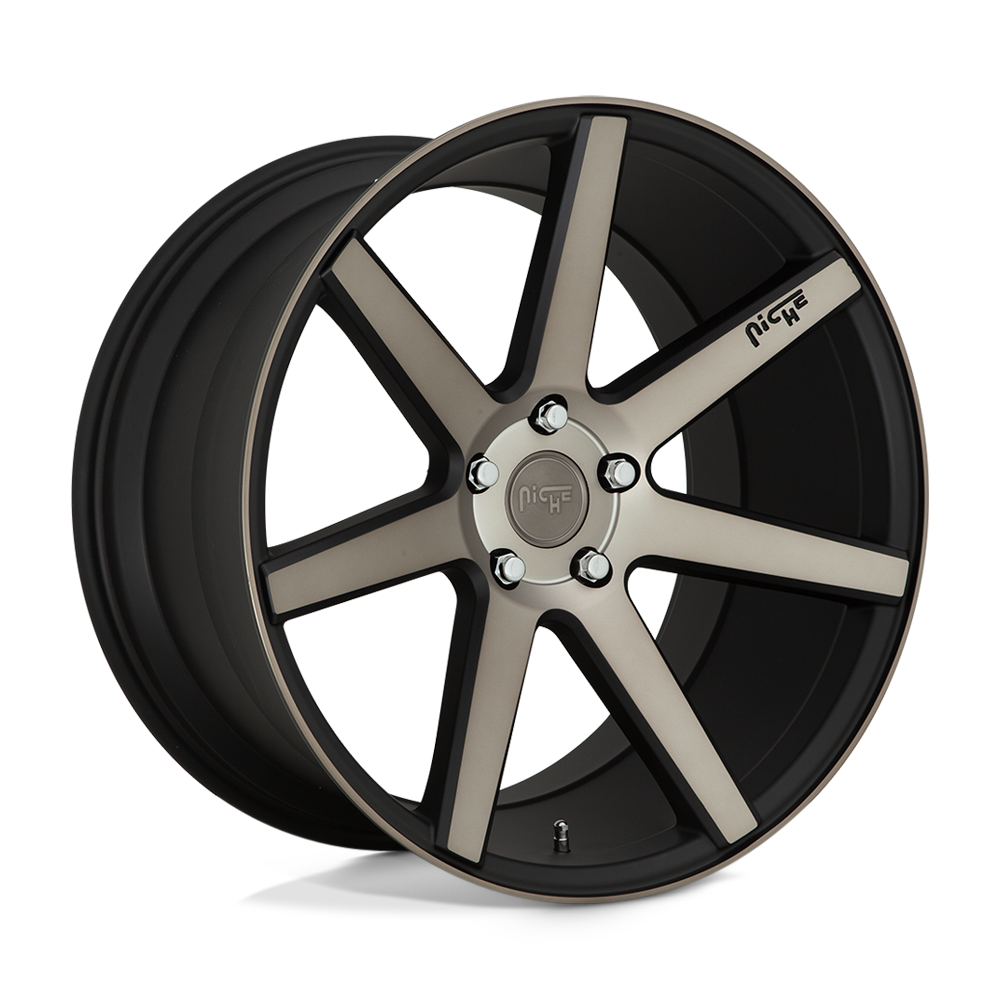 Niche 1PC M150 Verona 19X8.5 5X112 +34MM Matte Black Machined