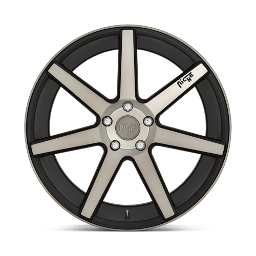 Niche 1PC M150 Verona 18X8 5X100 +40MM Matte Black Machined