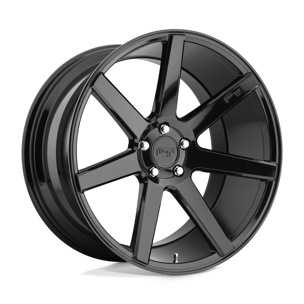 Niche 1PC M168 Verona 18X8 5X114.3 +40MM Gloss Black