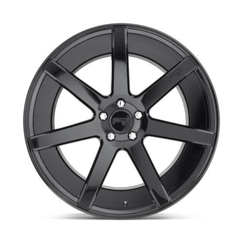 Niche 1PC M168 Verona 19X8.5 5X112 +42MM Gloss Black