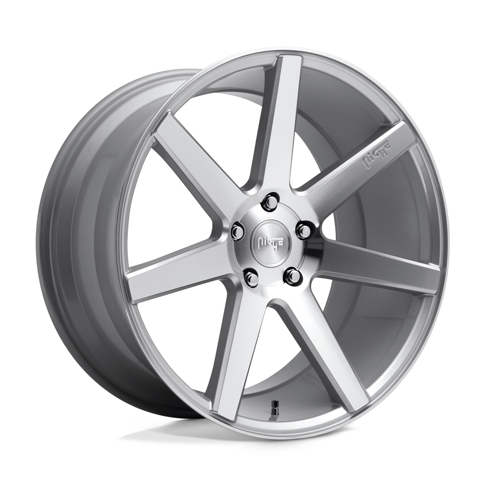 Niche 1PC M179 Verona 20X10 5X120 +40MM Gloss Silver Machined