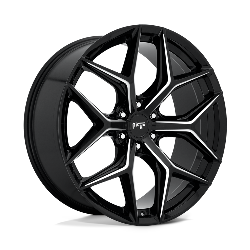 Niche M232 Vice Suv 24X10 6X135 +30MM Gloss Black Milled