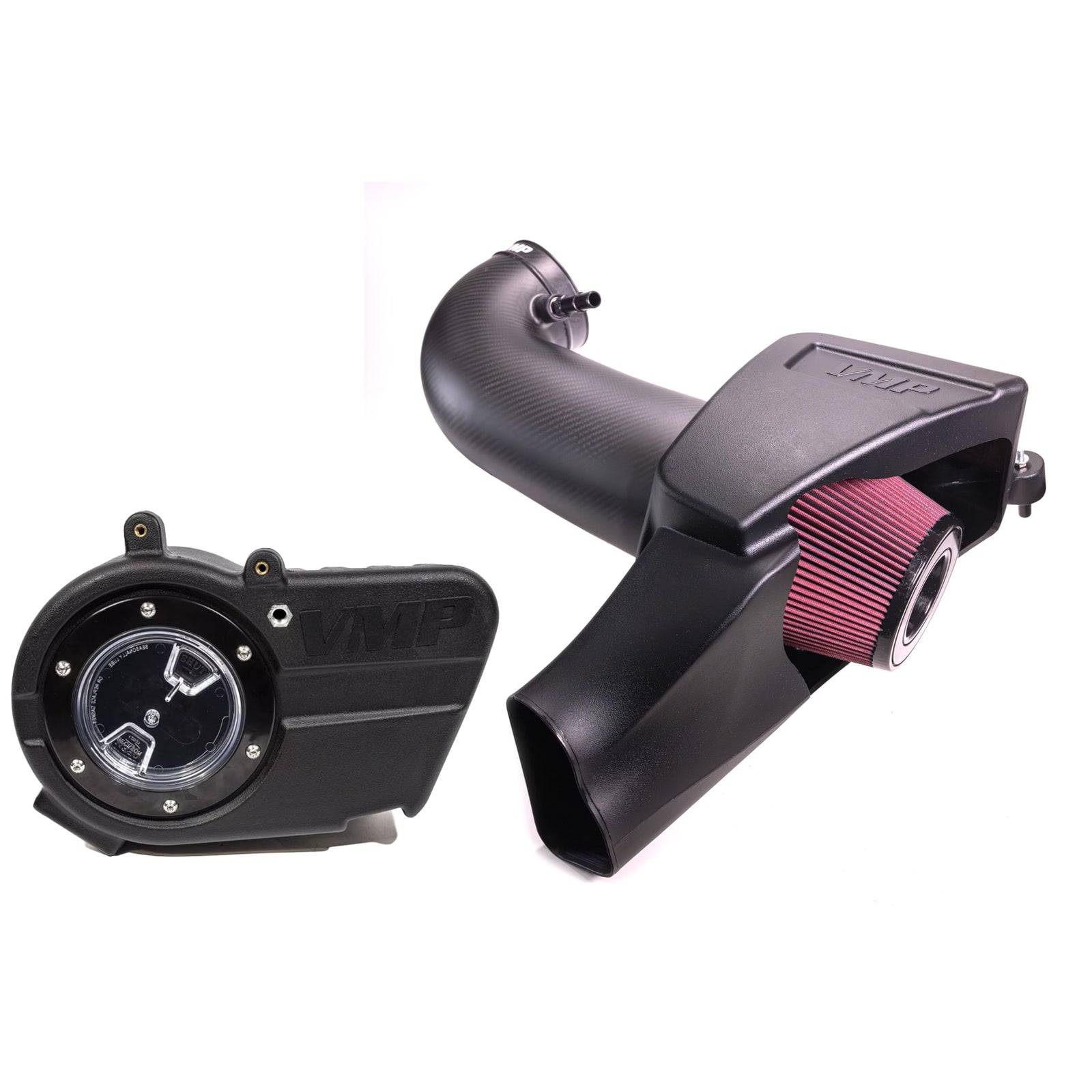 VMP Apex Predator Matte Carbon Fiber CAI and Under Hood Ice Tank Combo for '20+ GT500 5.2 L