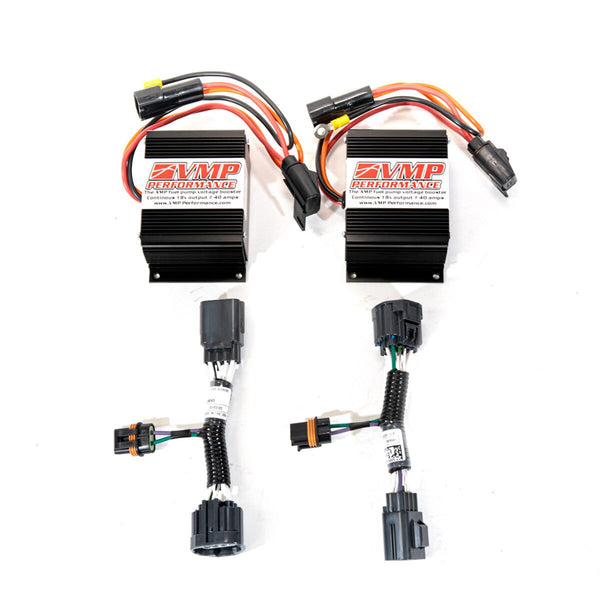 VMP Dual Plug and Play Fuel Pump Voltage Booster for '13-'14 GT500 - VMP-ENF005 by VMP - front view
