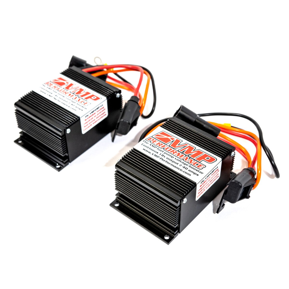 VMP Fuel Pump Voltage Booster 40 A for '07-'14 GT500 (Dual Wire-In) - VMP-ENF007 by VMP - angle view